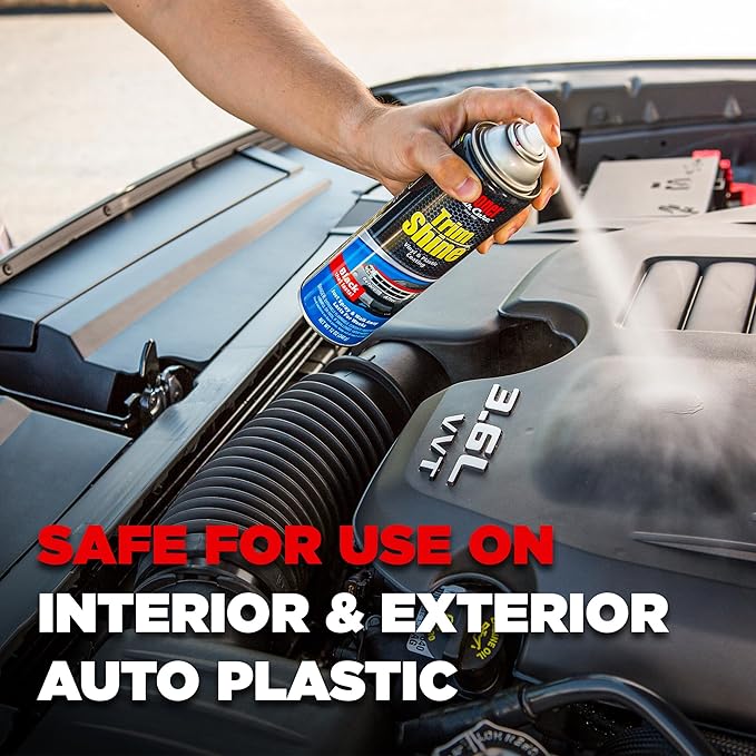 Stoner Car Care 91069 Trim Shine – Black Trim and Plastic Restorer for Cars – Vinyl and Plastic Trim Protectant Coating for Interior and Exterior Use – Water-Based Formula – 5 Gallons