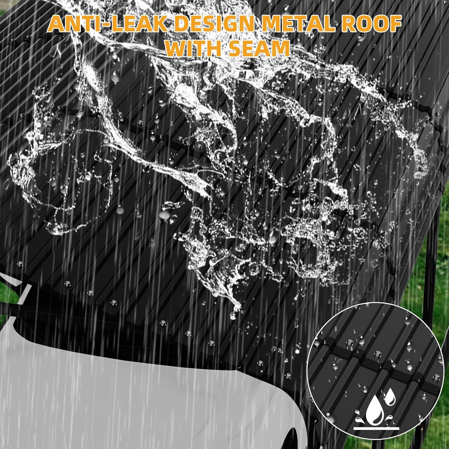 20 x 40 FT Metal Carport with Galvanized Steel Roof, Heavy Duty Metal Roof Carport with Enhanced Base, Tall MetalCarport Kits Garage for Tractors, Trucks, Boats, Cars