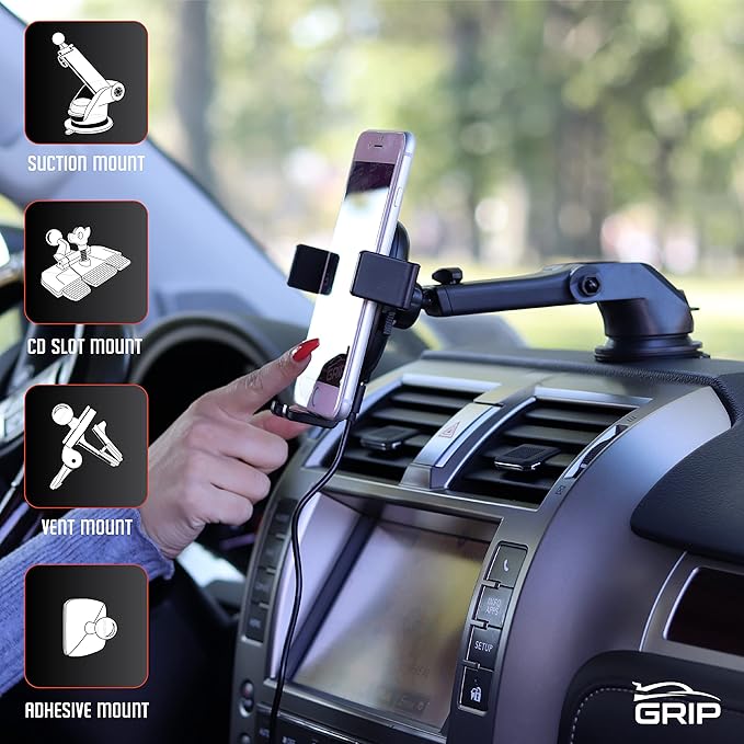 Verizon Wireless Charging Car Mount,Automatic Sensor Car Phone Holder,10W Qi Fast Charging Auto-Clamping mount, Dash for iPhone 11/11 Pro/11 Pro Max/Xs MAX/XS/XR/X/8/8+, Samsung S10/S10+/S9/S9+/S8/S8+