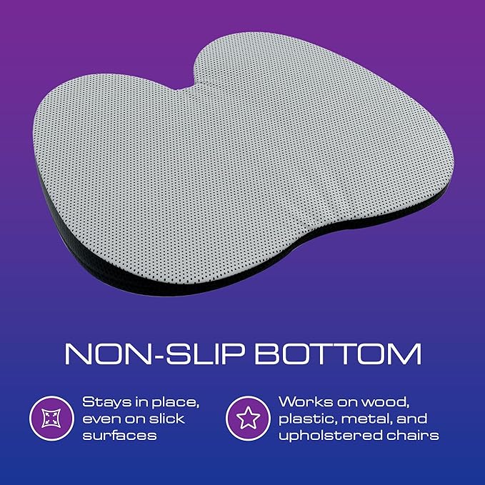 Ergonomic Seat Cushion - Memory Foam Chair Cushions | Gaming Chair Cushions | Office & Car Seat Cushion with Heat Reducing 3D Mesh | Office Chair Cushion for Back Pain - Pain Relief