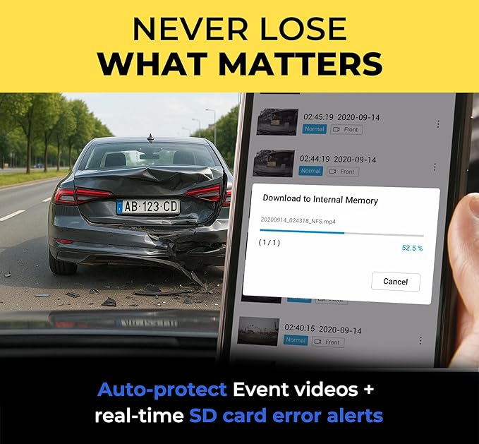 BlackVue DR590X-1CH Plus 32GB Dash Cam - Full HD 60fps Dash Cam Front, STARVIS, Free Hardwire Cable & SD Card, Built-in Wi-Fi, Parking Mode Support, App Control Dashcam