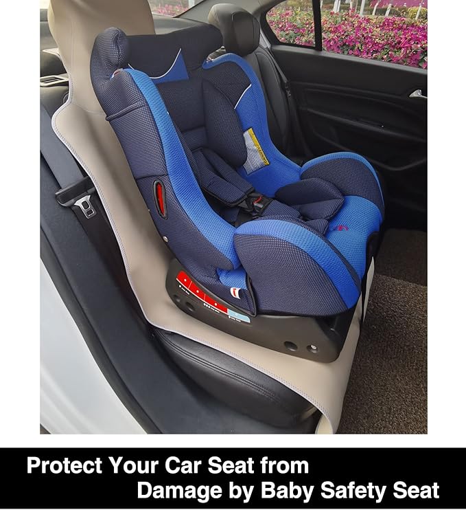 Waterproof Neoprene Car Seat Cover, Sweatproof Non-Slip Seat Protector, Universal Fit for Front Bucket or Rear Bench Seat of Cars, SUVs, Vans, Trucks, Compatible with Airbags and Armrests