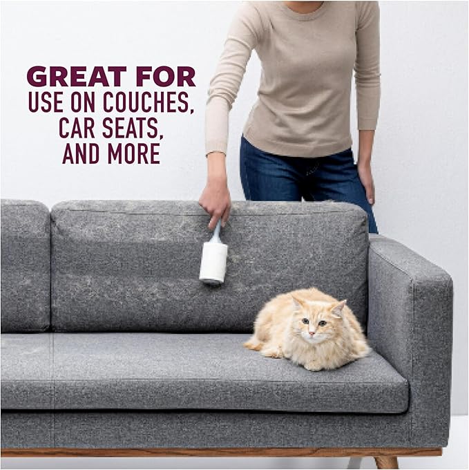 Scotch-Brite Pet Hair Pickup Extra Sticky Lint Roller, Used for Removing Fur on Couches, Clothes, and More, 95 Sheets