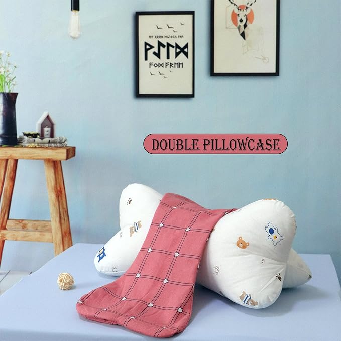 Neck & Cervical Pillows Dog Bone Shaped Travel Neck Pillows With Washable Removable Cover For Car Bus Truck Driving Comfort Head Rest Support Bone Pillows For Neck Chiropractic Pillow ( Size : B )