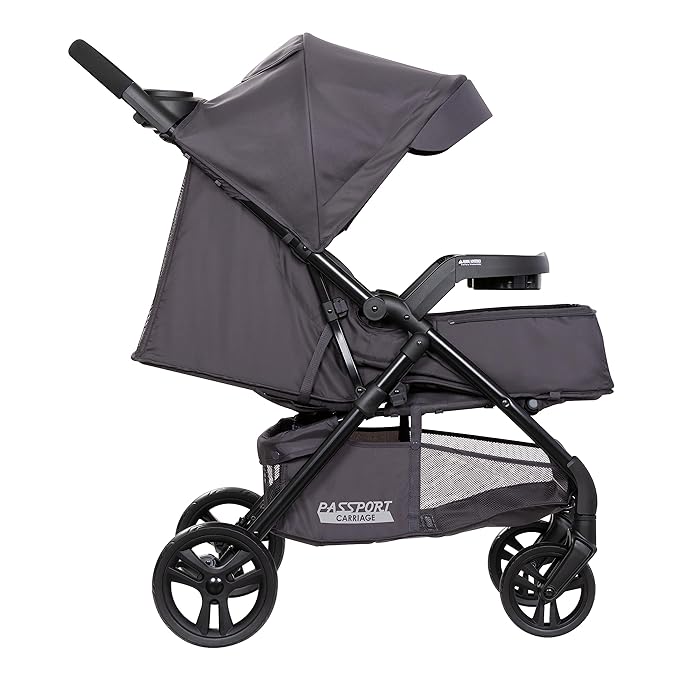 Baby Trend Passport® Carriage Stroller Travel System with EZ-Lift™ Infant Car Seat, Dash Black