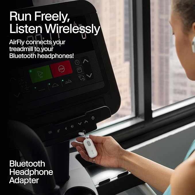 Twelve South AirFly SE, Bluetooth Wireless Audio Transmitter for AirPods/Wireless or Noise-Cancelling Headphones; Use with Any 3.5 mm Audio Jack on Airplanes, Gym Equipment or iPad/Tablets (Black)