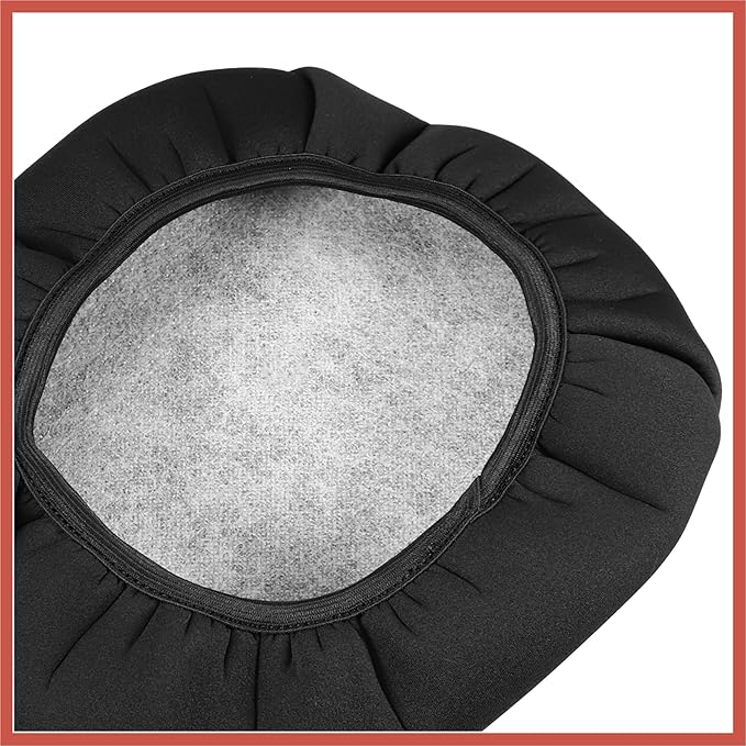 ACROPIX Car Center Console Armrest Cover for Ford for Ranger 2019-2023 Neoprene Interior Arm Rest Cover Elbow Cushion Pad Black Car Parts