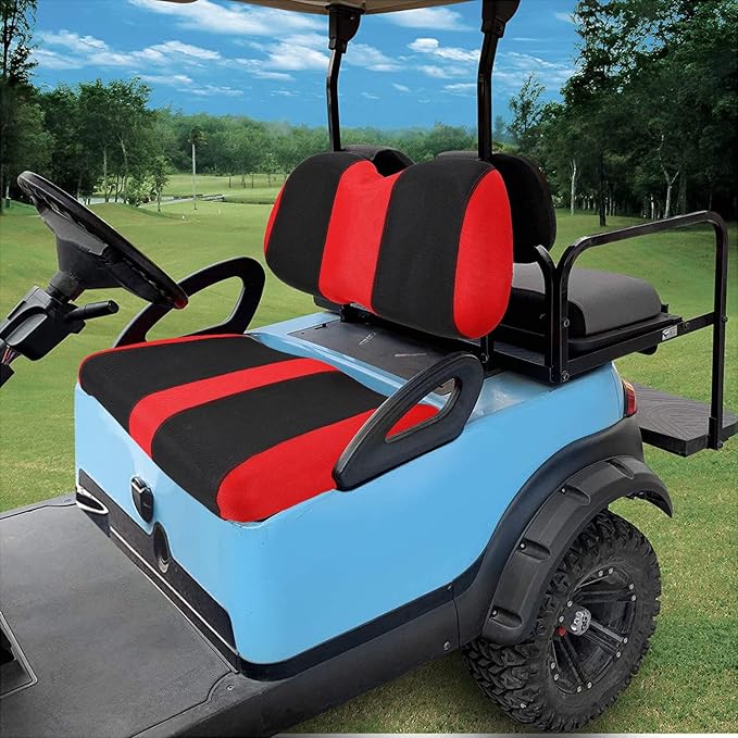 Golf Cart Seat Covers Club Car Dress UP Older Golf Cart Durable Breathable Material Fit for Club Car Precedent OEM Ordinary Seat Cushion Easy to Install
