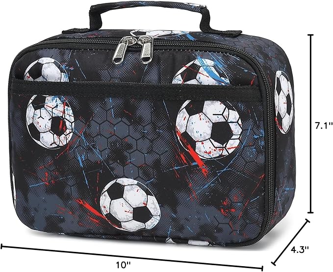CAMTOP Lunch Box Kids Boys Insulated Lunch Cooler Bag Reusable Lunch Tote Kit for School Travel