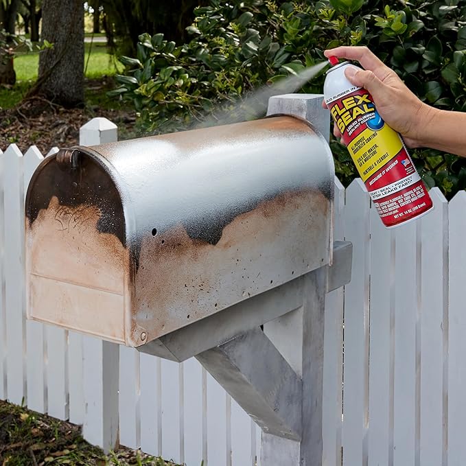 Flex Seal, 14 oz, Clear, Stop Leaks Instantly, Transparent Waterproof Rubber Spray On Sealant Coating, Perfect for Gutters, Wood, RV, Campers, Roof Repair, Skylights, Windows, and More