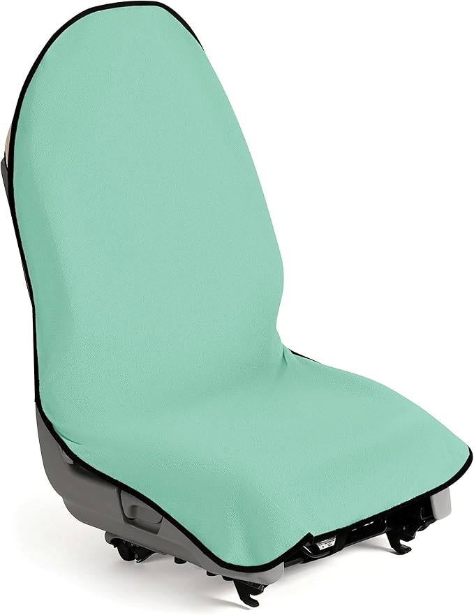 lebogner Waterproof Seat Cover, Sweating Towel for Post Gym Workout, Running, Swimming, Beach and Hiking, Universal Fit Anti-Slip Seat Protector for Cars, SUVs and Trucks, Machine Washable, Mint Green