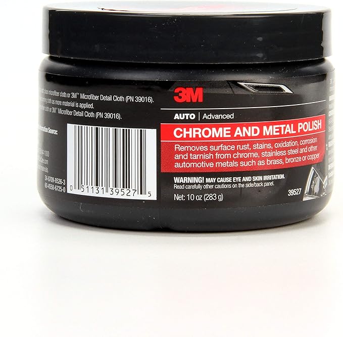 3M Chrome and Metal Polish, 39527, 10 oz, Pink (Pack of 2)