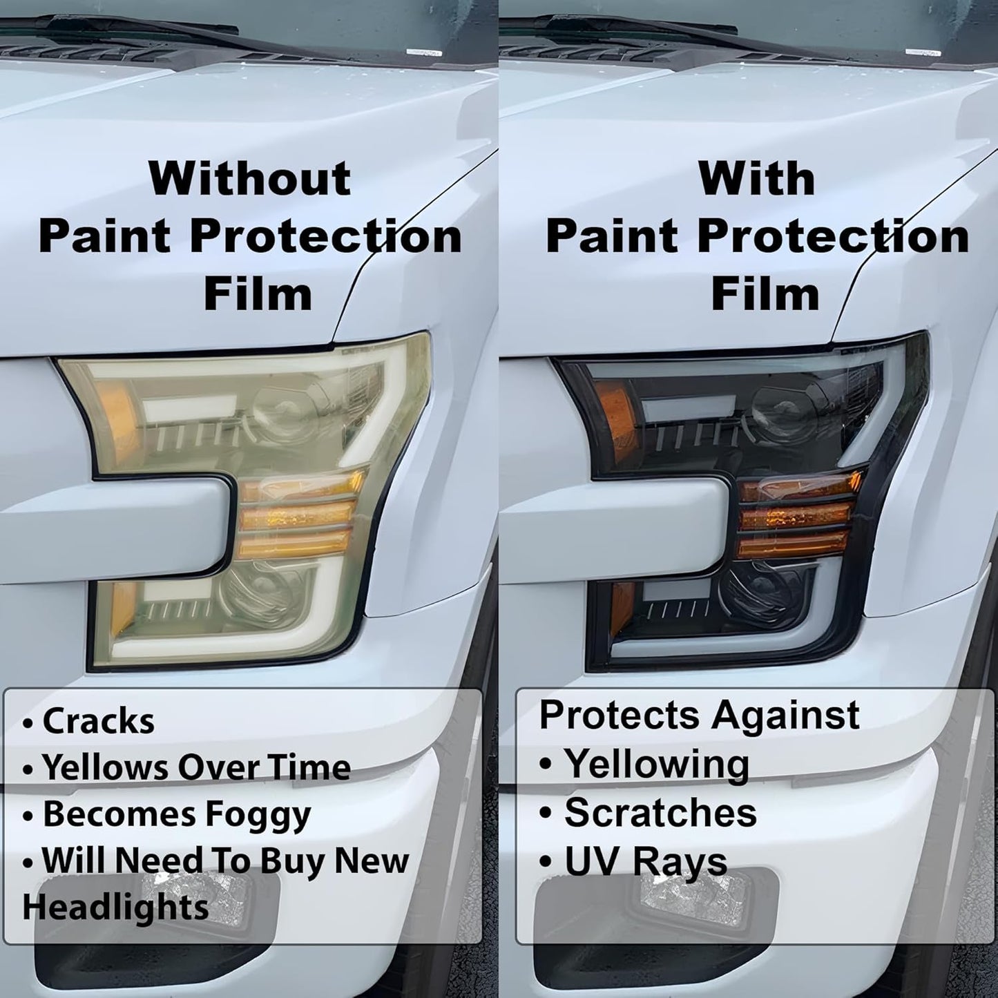 BOGAR TECH DESIGNS Full Headlight Head Light PPF Kit Compatible with Toyota Camry 2025-2026, Clear Bra