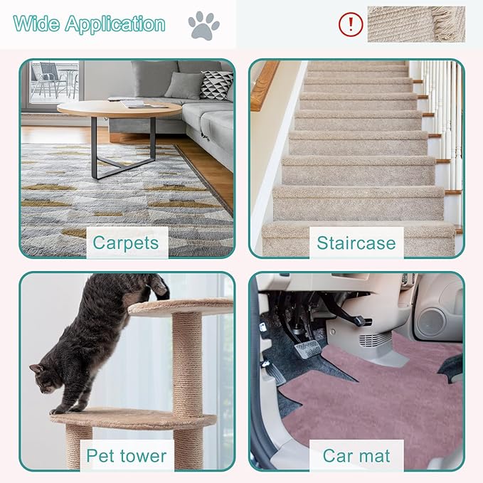 Carpet Rake for Pet Hair Removal, Reusable Pet Hair Removal Tool 56” Adjustable Long Handle Pet Hair Removal Broom, Cat Dog Hair Remover Carpet Brush Scraper for Rugs, Mats, Couch