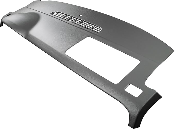 DashSkin Dash Cover Compatible with 2007-2014 Chevy Tahoe Suburban Avalanche & GMC Yukon & Yukon XL Without Dash Speaker in Dark Titanium - Hard Molded Plastic Dashboard Cap