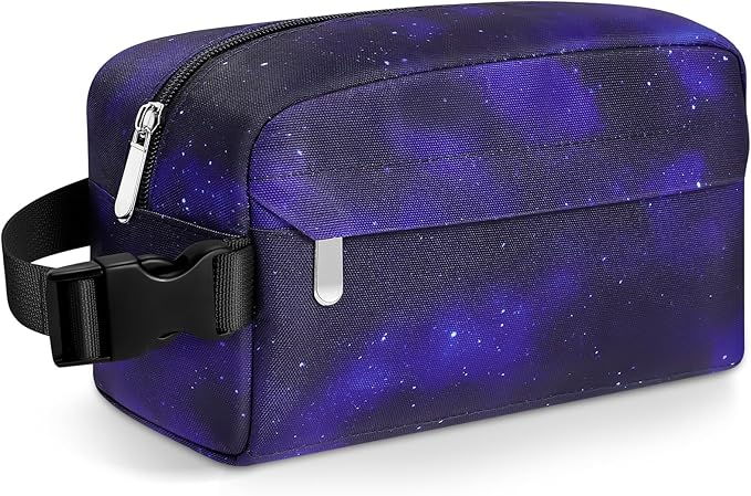 Small Insulated Snack Bag Lunch Bag for Kids Lunch Box for Women/Men, Collapsible [3L/5-Can] Reusable Lunch Bag Cooler Bag for Bottle with Handle Buckle for Work School Travel (Starry Sky)