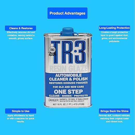 MPD Cobalt Charm TR Three Automobile Resin Glaze Cleaner & Polish - 16oz - Paint Restoration, Car Scratch Remover, Clear Coat Enhancer, Car Finish Protectant (Pack of 2)