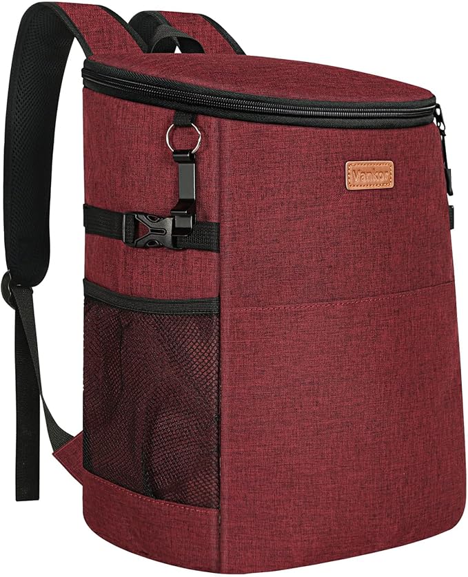 Camping Cooler Backpack 30 45 Cans, Soft Backpack Coolers Insulated Leak Proof Travel Cooler Bag Waterproof Lunch Picnic Beach Work Trip Thermal Bag Drink Beverage Beer Bag Cooler