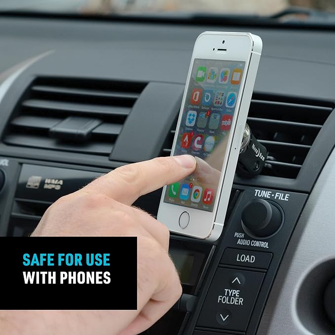 Nite Ize Steelie Original Vent Kit - Magnetic Phone Mount for Car Vents - Car Phone Holder Mount - Car Dashboard and Cell Phone Accessories - Phone Mount with Neodymium Magnets