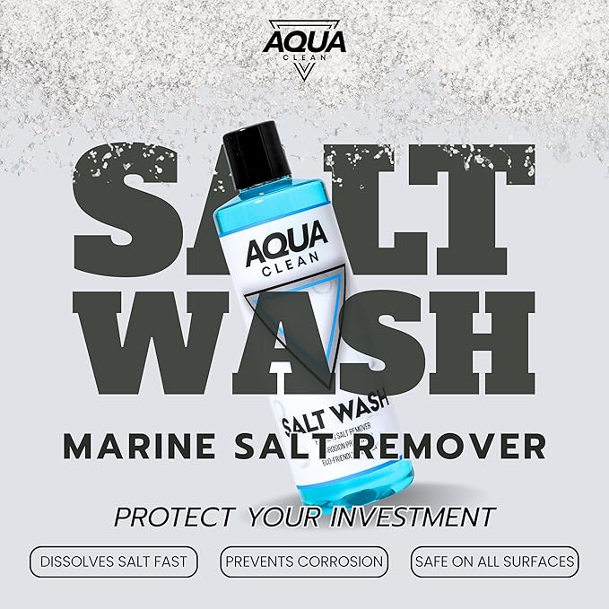 Salt Wash | Concentrated Salt Remover & Anti-Corrosion Spray | Cars, Trucks, Boats, RVs, Motorcycles, Off-Road | Paint, Metal, Gelcoat, Fiberglass | No Scrub Spray & Rinse | USA Made | 16oz