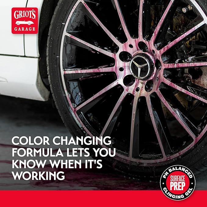 Griot's Garage Iron and Fallout Remover for Car Detailing and Cleaning, Remove Rust, Embedded Debris and Fallout from Multiple Exterior Surfaces 10847, 25oz