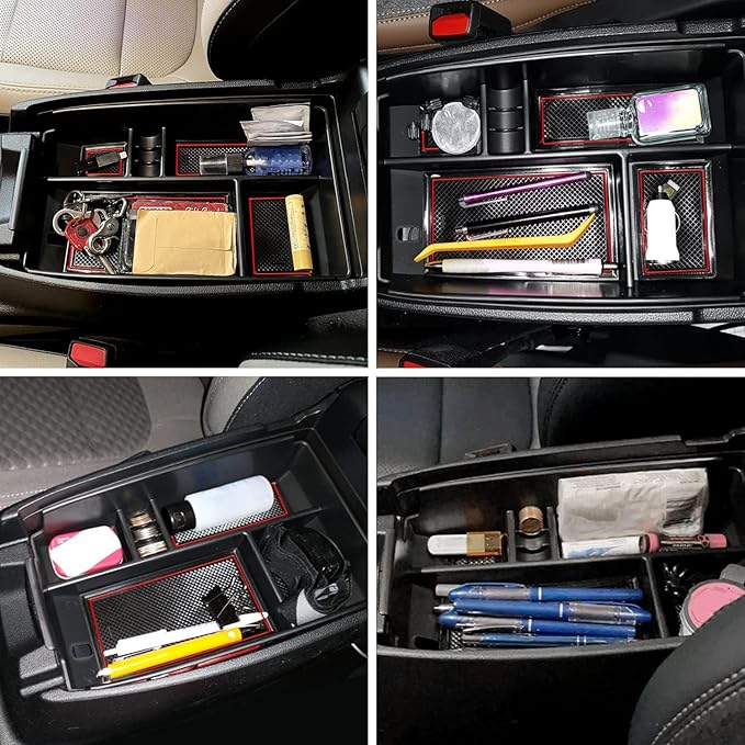 JOJOMARK Compatible with Ford Escape 2020 2021 2022 2023 2024 2025, Bronco Sport 2021-2023 2024 2025 Accessories Center Console Tray Organizer, Armrest Secondary Storage Box