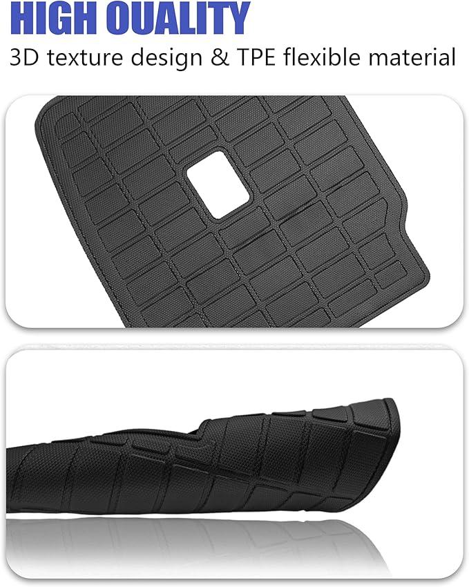 Cargo Liners Backrest Mat for Toyota 4Runner Hybrid Accessories 2025 2026 with Hook&Loop Rear Trunk Mat Rear Seat Back Cover Protector All Weather Anti-Slip Split Dog Liner 3 PCS