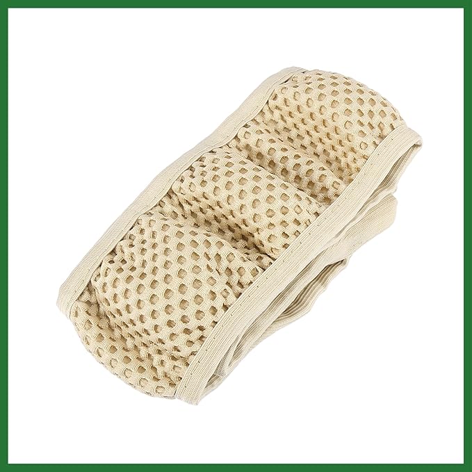 Motoforti Universal 15" Anti Slip Steering Wheel Cover Elastic Stretch Mesh Cloth Cover Accessory for Car Beige Long-Lasting