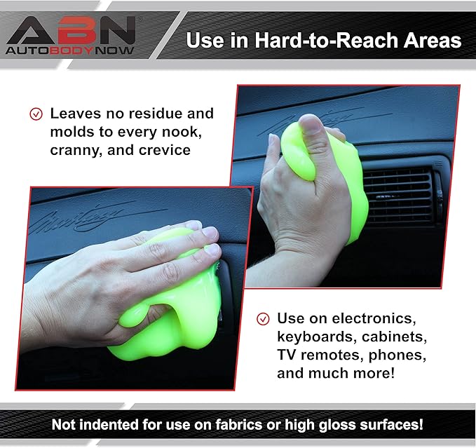 ABN Automotive Dust Vent Crevice Interior Detailer Removal Detailing Magic Gel