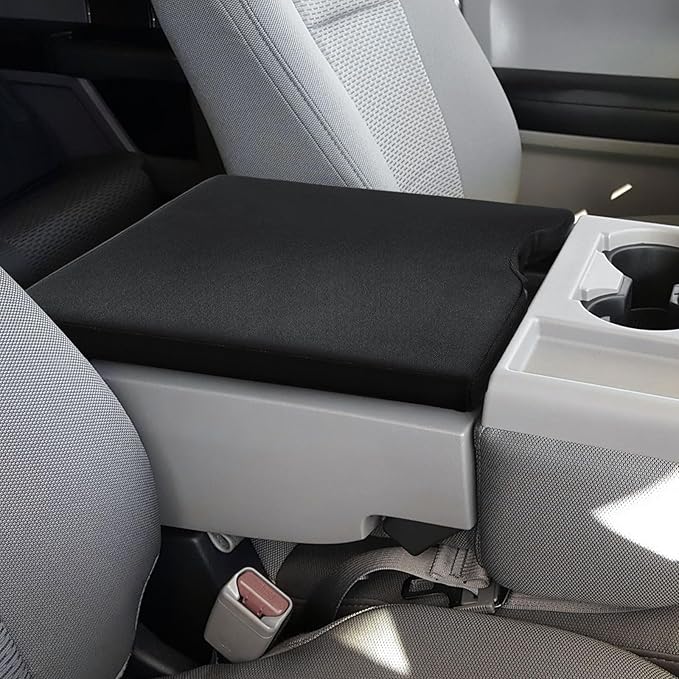 JOYTUTUS Center Console Cover Compatible with 2015-2026 Ford F150, 2017-2026 F250 F350 F450 with 40/20/40 Jump Seat, Neoprene Armrest Cover Middle Console Cover (Jump Seat Only)