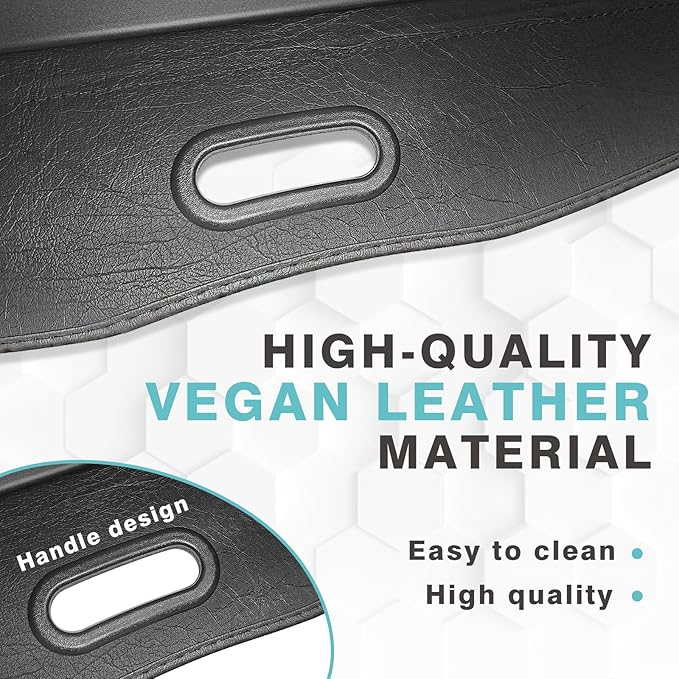 BestEvMod Retractable Trunk Cargo Cover Compatible with Chevrolet Equinox EV 2026 2025 2024 Interior Accessories Black Rear Trunk Cargo Shield Privacy Cover