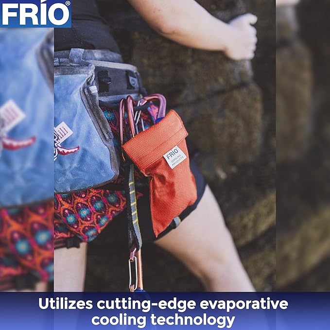 FRIO Cooling Wallet - Insulin Cooler for 45+ Hours of Stress Free On The Go - Red - Large