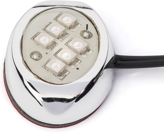 Oznium LED Modules (Round Chrome, Green LED)