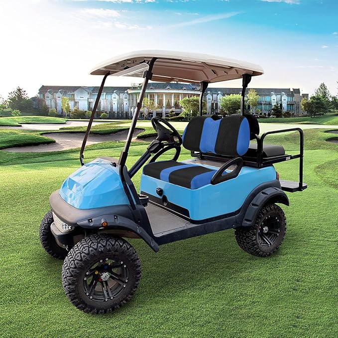 Golf Cart Seat Cover Sets Front Golf Cart Seat Covers Fit for Club Car Precedent OEM Ordinary Seat Cushion, Washable Seat Cover