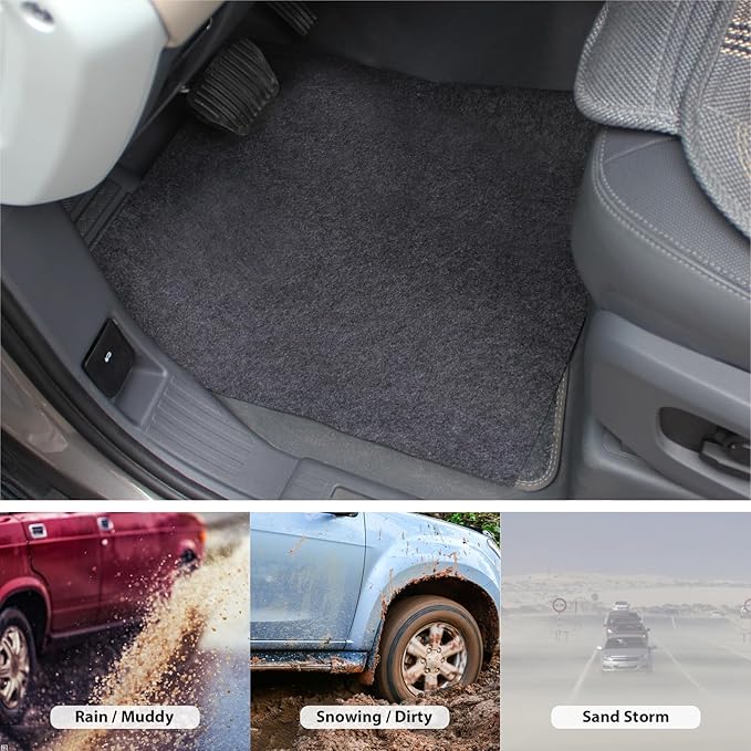 Disposable Car Floor Mats, 30 Pack Disposable Car Floor Mat, Protective Auto Floor Mats, Vehicle Floor Carpet Protector Floormat Covers, Helps with The Cleanliness of The car （Grey