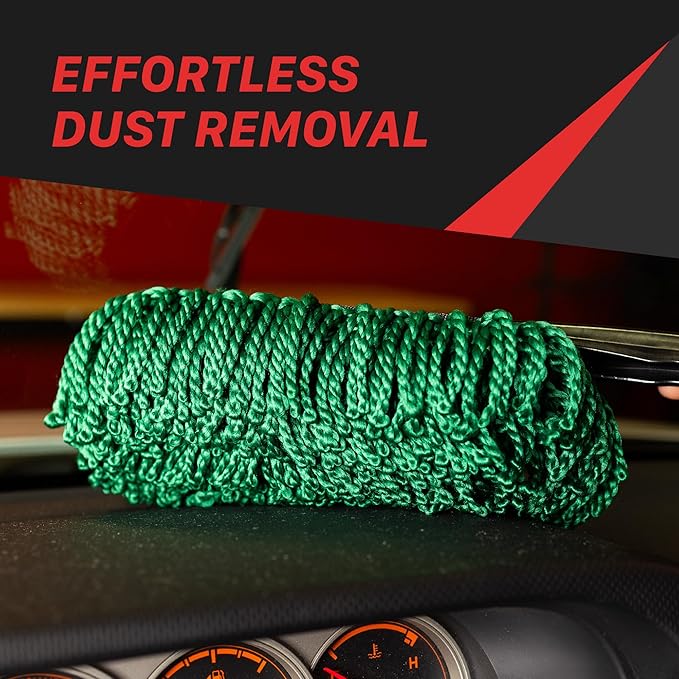 Maxshine Universal Mini Microfiber Car Duster – Interior Dusting Tool for Cars, Trucks & SUVs – Safe on All Surfaces – Gently Removes Dust, Dirt & Debris – Reusable Auto Detailing Brush