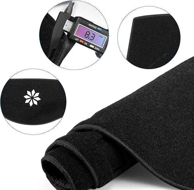Dashboard Dash Cover Mat Carpet Compatible with 2008-2013 Infiniti G25/G35/G37;2014-2015 Infiniti Q40/Q60.