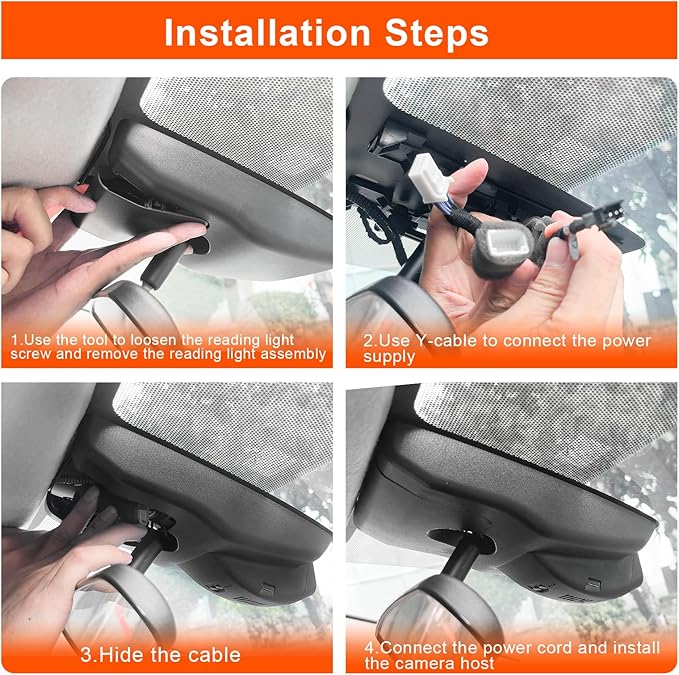 Mangoal Front 4K & Rear 1080p Dash Cam Custom for Lexus ES 2019 2020 2021 2022 2023 2024 2025 (Model B),ES350 ES300h F Sport ES250 etc,OEM Look,UHD 2160P Video, WiFi & App,128GB Card