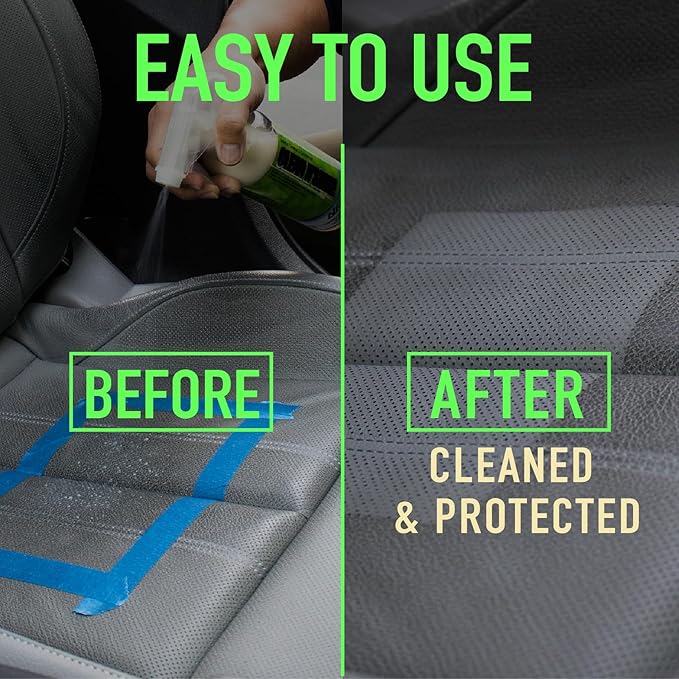Nanoskin CLEAN N’ SHINE Interior Cleaner, Conditioner & Dressing 30 Gallons –Car Wash Interior Spray for Car Detailing | Restores Leather, Plastic & Vinyl Surfaces | For Cars, Trucks, Motorcycles, RVs