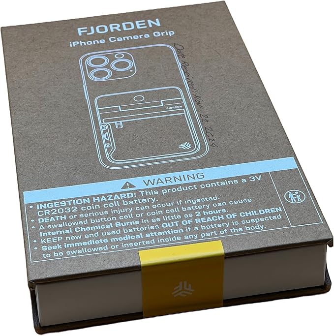 FJORDEN Pro Bundle for iPhone 15 Pro - Includes Fjorden Camera Grip, MagSafe iPhone Case, Wrist Strap & Carry Case - Shoot Like A Pro with Your iPhone