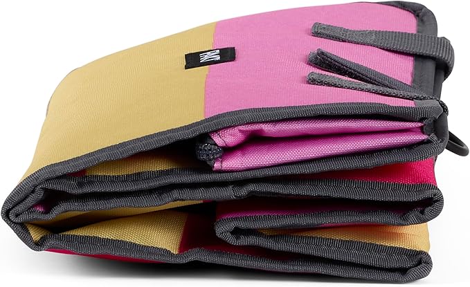 PackIt Freezable Grocery Tote, with EcoFreeze Technology, Foldable, Reusable, Zip Closure, Dual Handles
