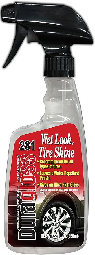 Duragloss 281 Automotive Wet Look Tire Shine - 22 oz.