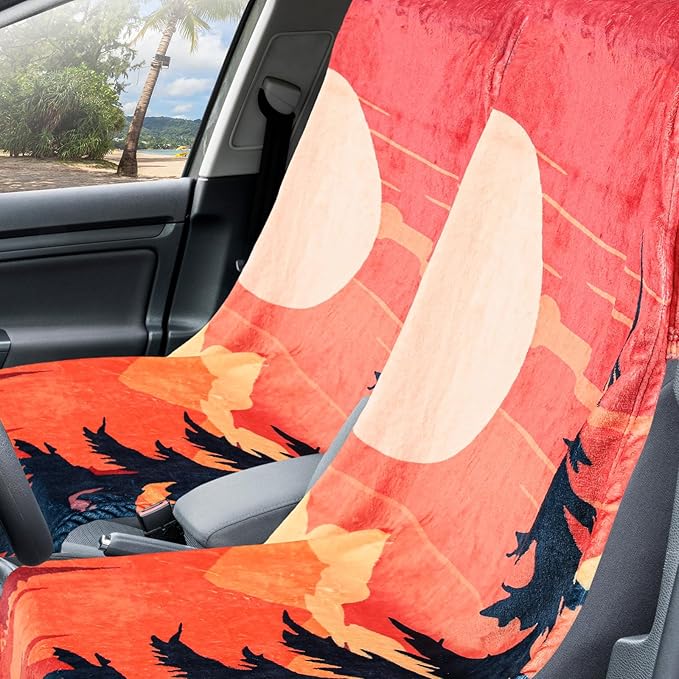 8 Pack Car Seat Towel Covers with Storage Bag 63 x 32 Inch Athletic Running Towel Seat Sweat Washable Non Slip Cover Gift for Car Outdoor Sport Activities (Classic Combination)
