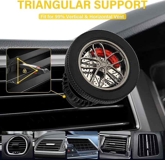 Magnetic Car Phone Holder, N55 Strong Magnets, 360° Rotation Dashboard Magnetic Phone Holder for Car, Folding Car Magnet Phone Mount for iPhone 16 15 14 13 Pro Max (Round-4)