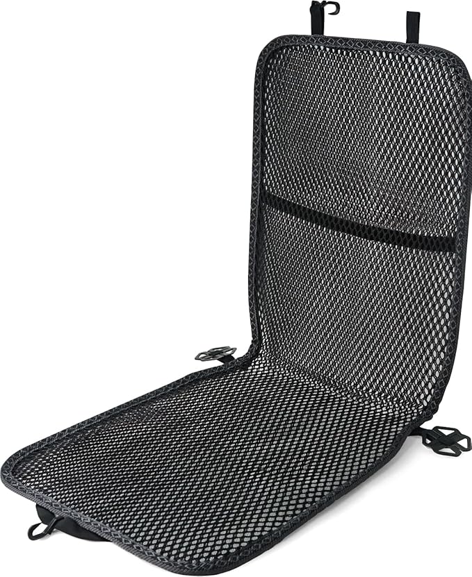 carrotez Cool Double Breathable 3D Air Mesh Car Seat Cushion pad, Cool Chair seat, car seat Pads, Home Office Chair, Wheelchair, 41" x 15" - Black