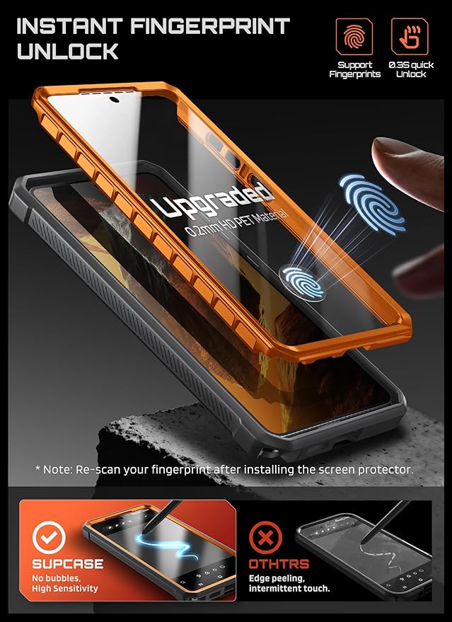 SUPCASE for Samsung Galaxy S26 Ultra Case with Stand, Military-Grade Drop Protection, Compatible with Wireless Charging/MagSafe, Built-in Screen Protector & Front Frame – UB Pro Mag, Coral