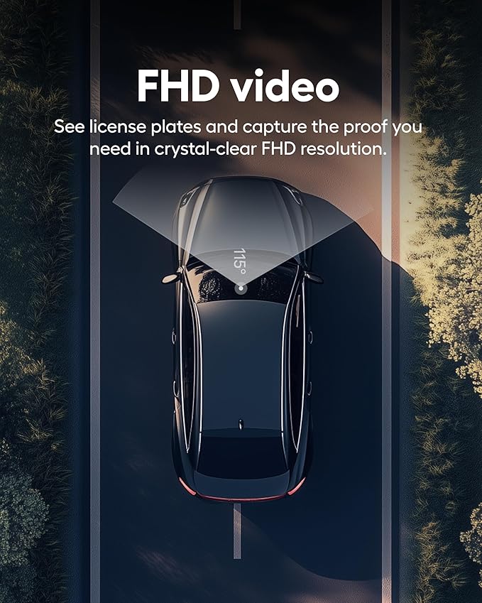 Nexar Beam GPS Dash Cam - 1 Year Nexar App Subscription Included - Unlimited Cloud Storage, Drive Recordings, Parking Mode, Night Vision, All Inside the Nexar App - WiFi HD Front Dash Cam (64 GB SD)