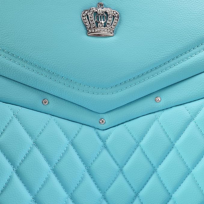 Flying Banner car seat Covers seat Cushions Luxe Fit Faux Leather Easy Installation Vehicles Non Slip Premium (Solid Mint Green, Full Set)