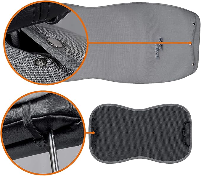 Sojoy IsoTowel Car Seat Cover,Microfiber Seat Towel,with Quick-Dry Material and Non-Slip Back,Car Seat Protection for All Workouts,All-Weather(Gray)