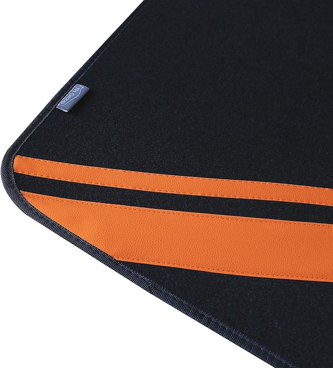 FH Group Car Floor Mats - Carpet Floor Mats for Cars, Universal Fit Automotive Floor Mats, All Purpose Car Floor Mats, Carpet Protector Mat for Most Sedan, SUV, Truck Floor Mats Orange